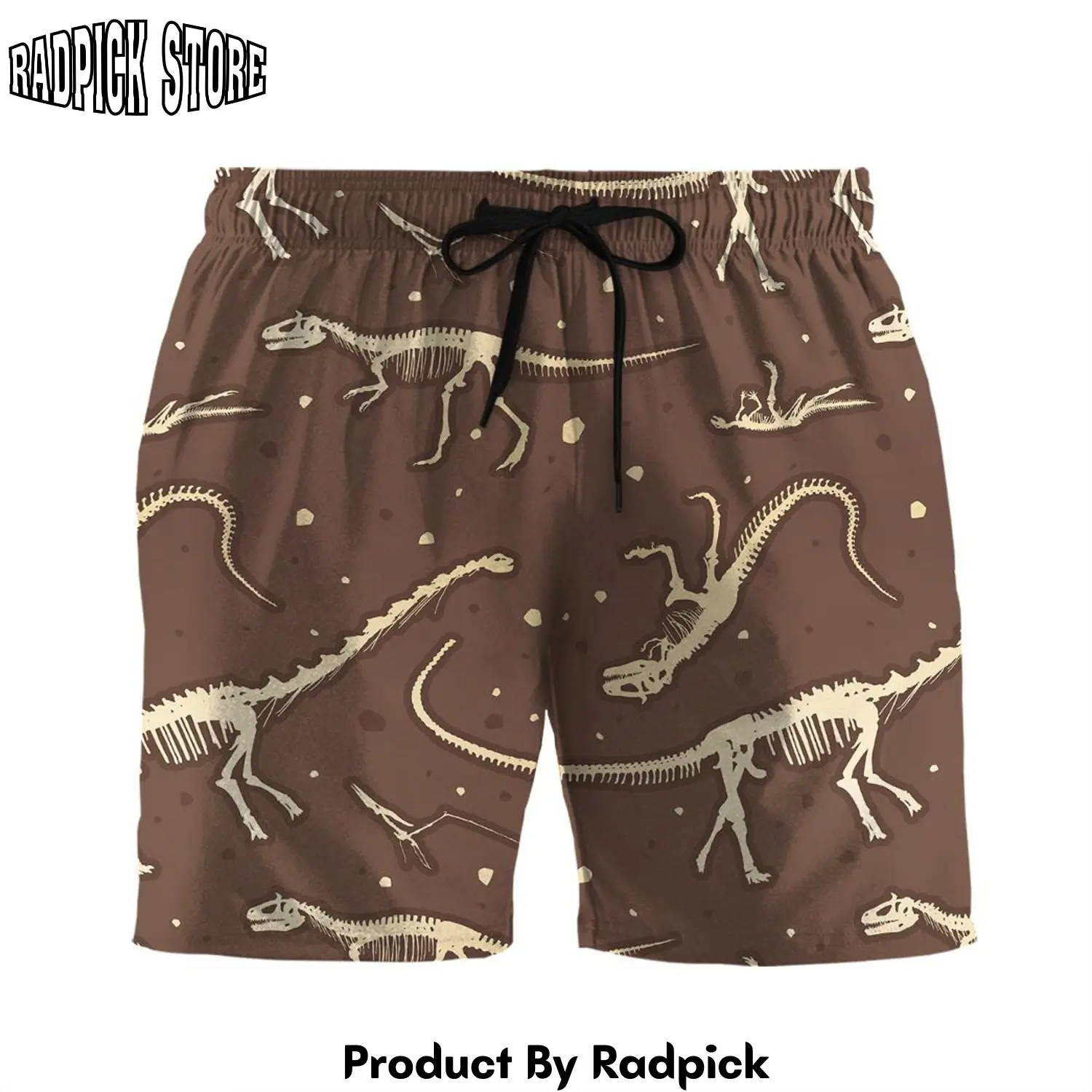 Radpick 3d dinosaur fossil shorts rp631806